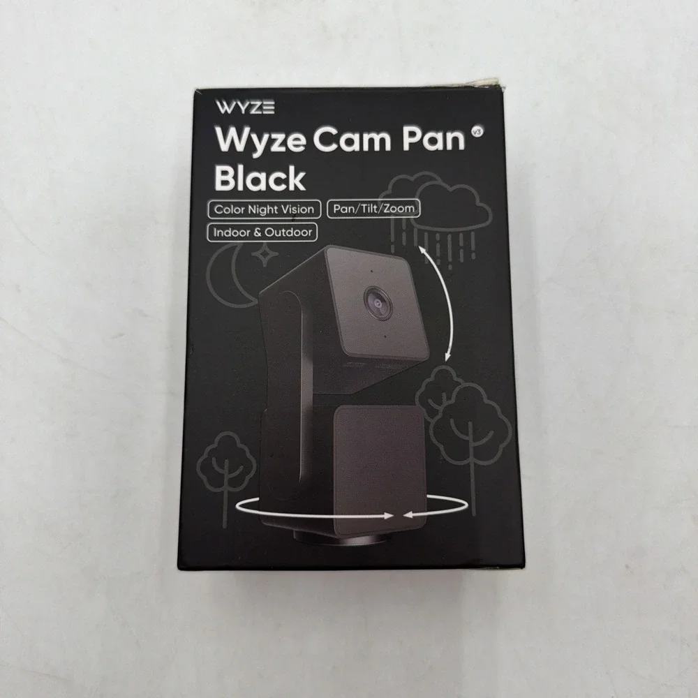 Wyze Cam Pan v3 Indoor/Outdoor IP65 1080P 360° Pan/Tilt/Zoom Wi-Fi Smart Home
